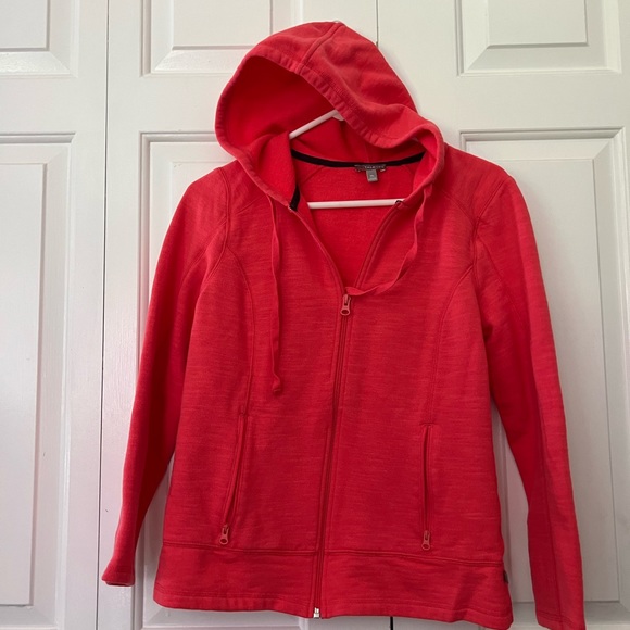 Talbots Light weight zip up sweatshirt with hood - Picture 1 of 3